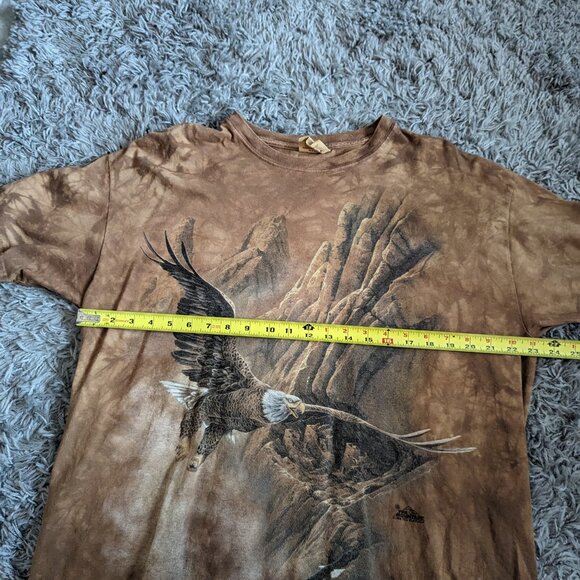 Vintage 1996 The Mountain Ted Blaylock Majestic Eagle Wilderness Scene Shirt - Picture 5 of 7